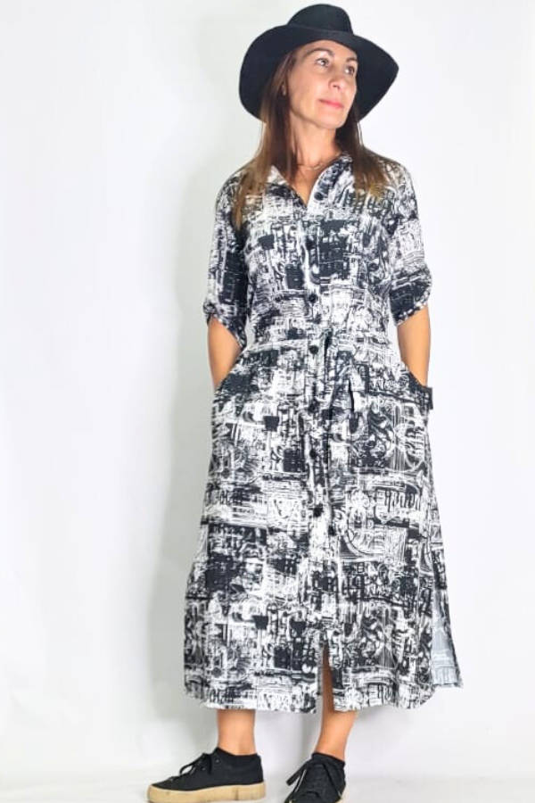 Monochrome Dress