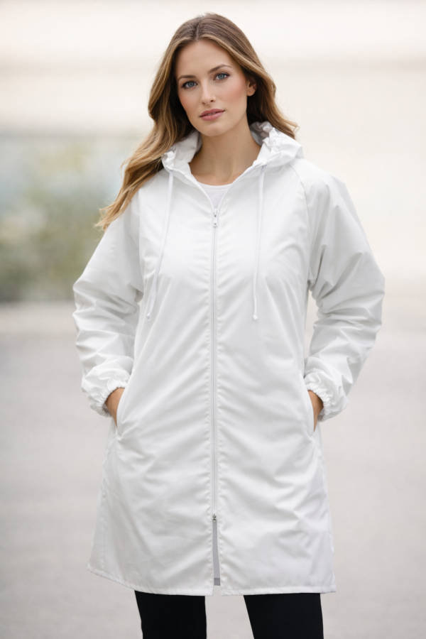 White Snow Raincoat