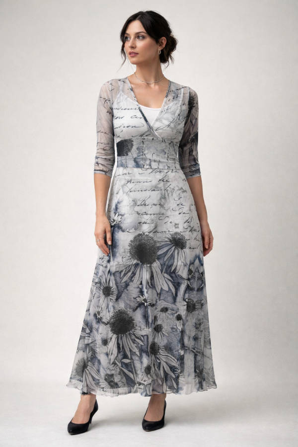 Flower Story Empire Dress