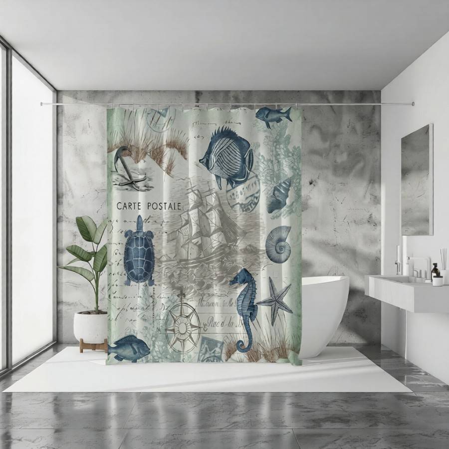 Sea Life Shower Curtain