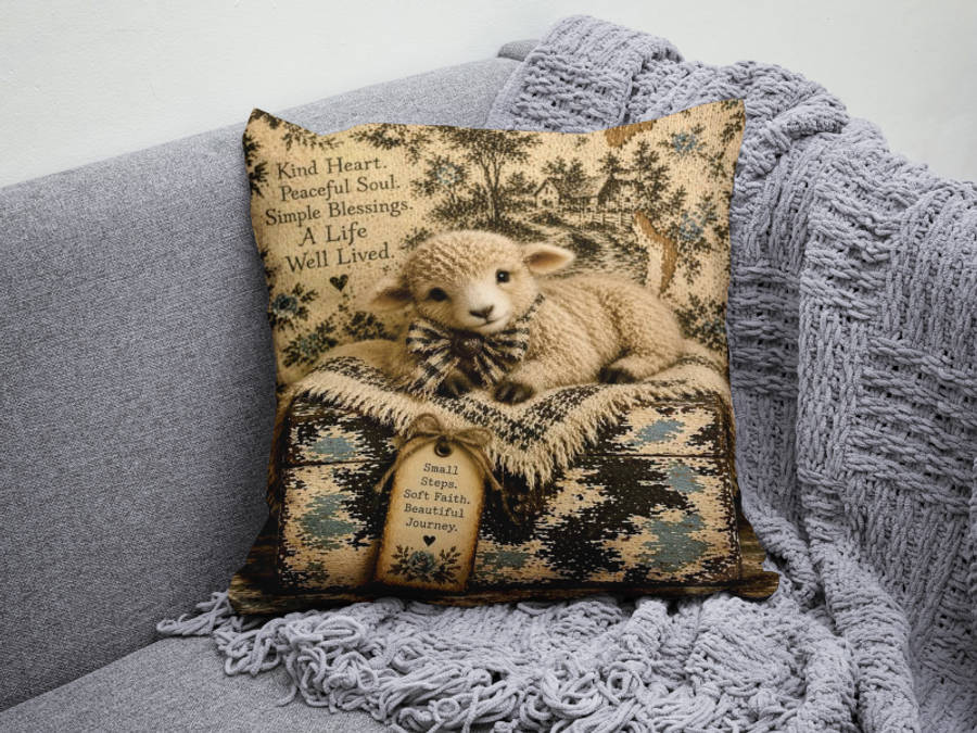 Little Lamb Scatter Cushion