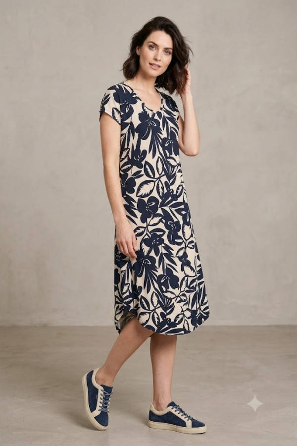 Modern Shift Dress - M