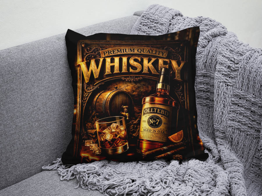 Whiskey Scatter Cushion