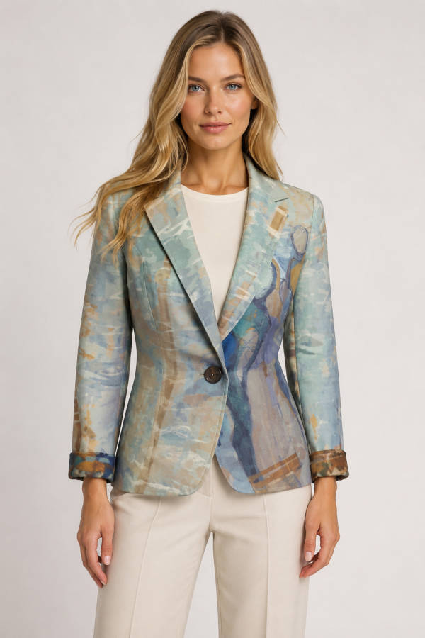 Abstract Art Jacket - Size 20