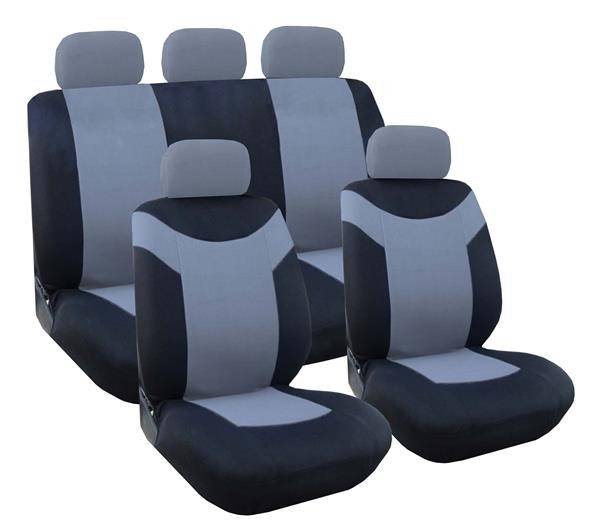 9 Piece Paladin - Grey Seat Cover Set