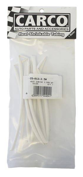 Heat Shrink Tubing - 3.5mm x 1M - White