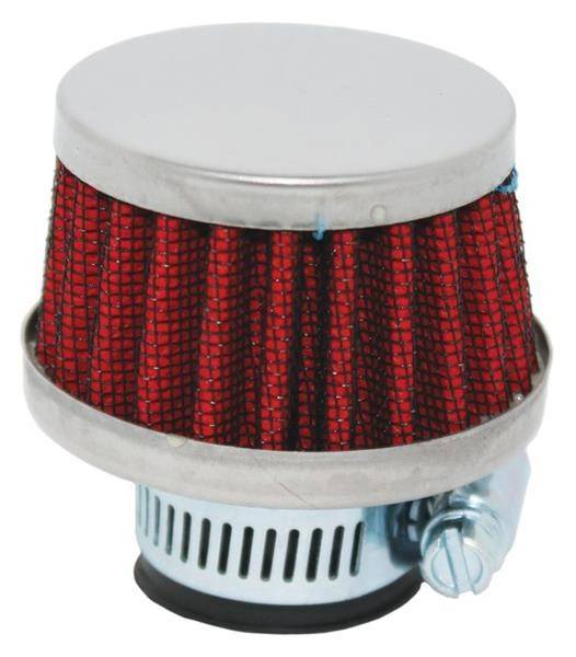 Air Filter Breather - 25mm - Red
