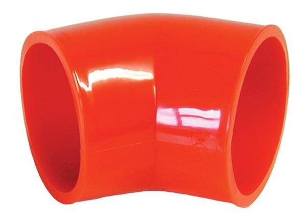 Rubber Joining Sleeve - 45 Degree - Red