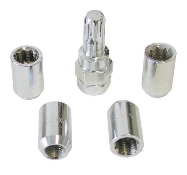 Locking Wheel Nut Set [19/21mm x 12mm x 1.25mm]