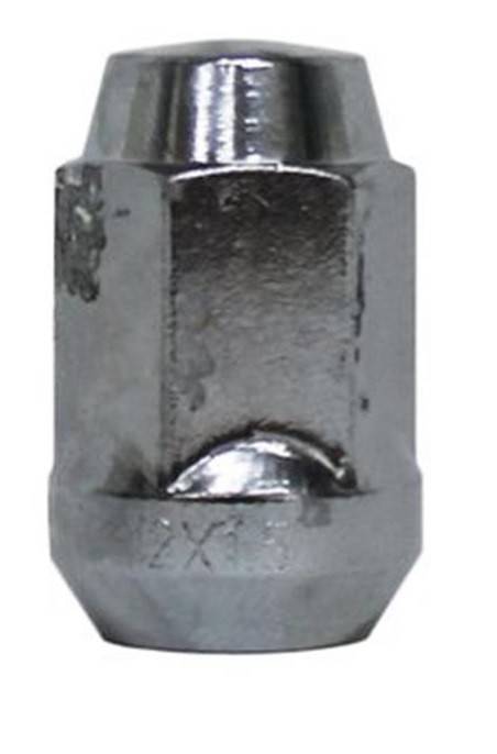 Capped End Chrome Wheel Nut [19mm x 12mm x 1.25mm]