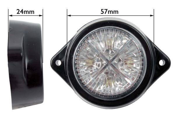 LED Marker Lamp - 4 LED - White