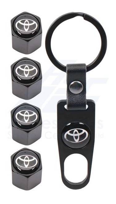 Valve Caps - Toyota with Key Ring