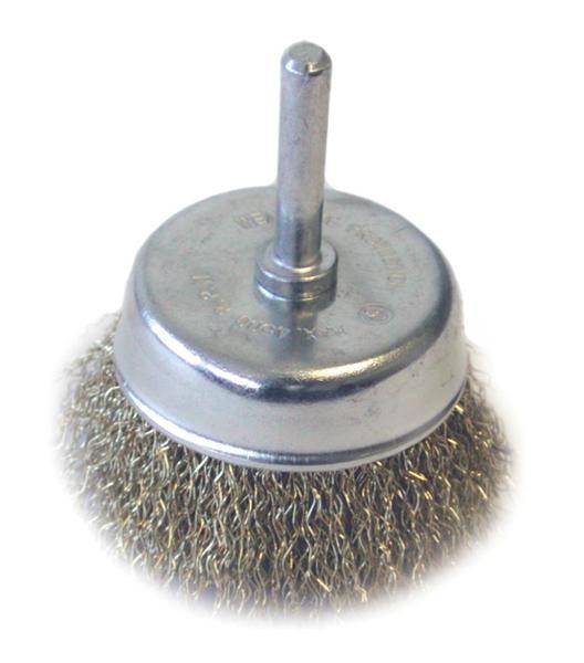Cup Brush with Shaft 65mm