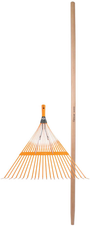 Steel Rake with 22 Teeth and Wooden Handle