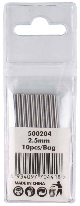 Hoteche HSS Drill Bits - 2.5mm (10 Piece)