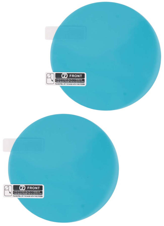 Rear View Mirror Rainproof Film - 80mm x 80mm