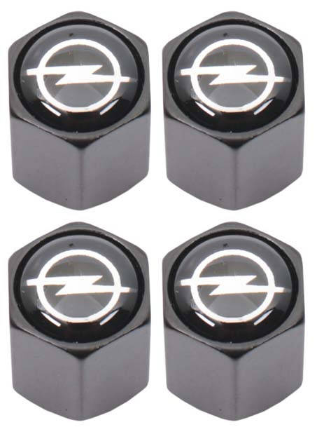Valve Caps - Opel with Key Ring