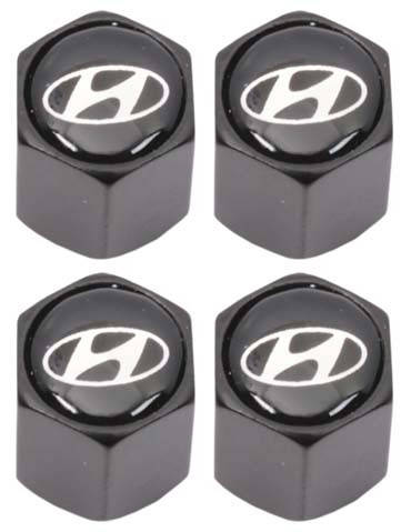 Valve Caps - Hyundai with Key Ring