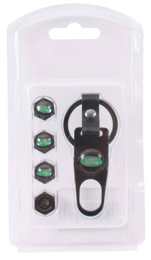 Valve Caps - Land Rover with Key Ring