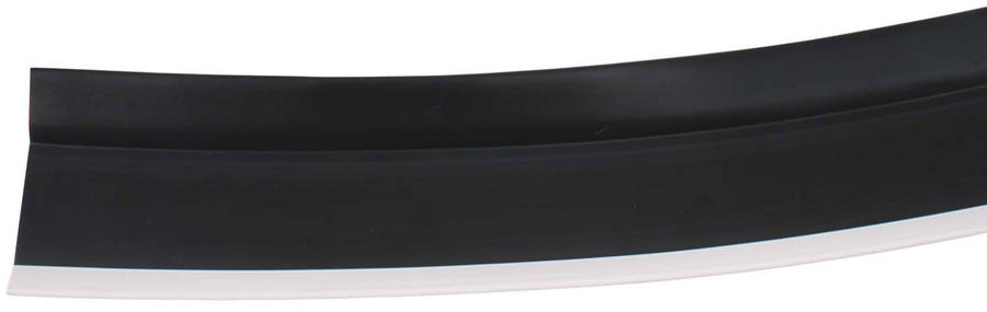 Front Bumper Lip - Univeral - 2.5m - Black + White Edging