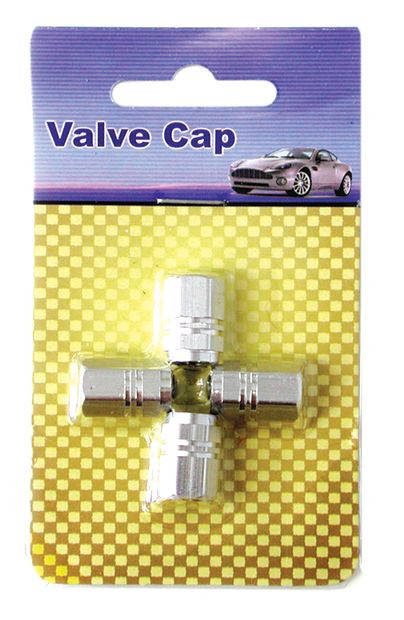 Valve Caps - Silver - 4 Piece