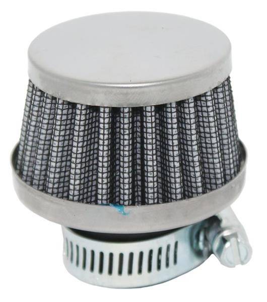 Air Filter Breather - 25mm - Chrome