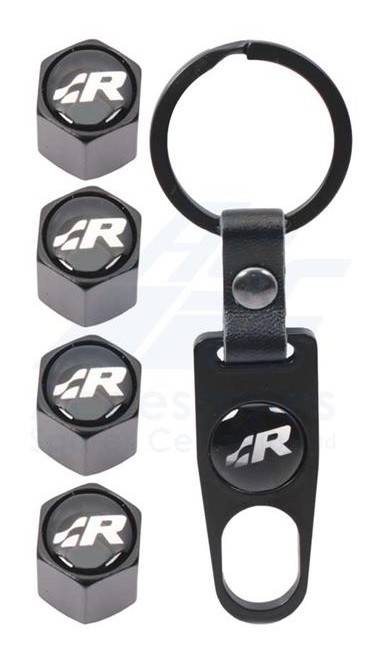 Valve Caps - Racing with Key Ring