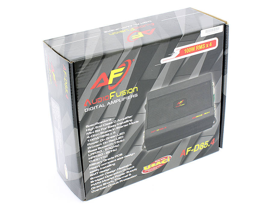 AudioFusion 85rms x 4 Ultra Compact Digital Amplifier