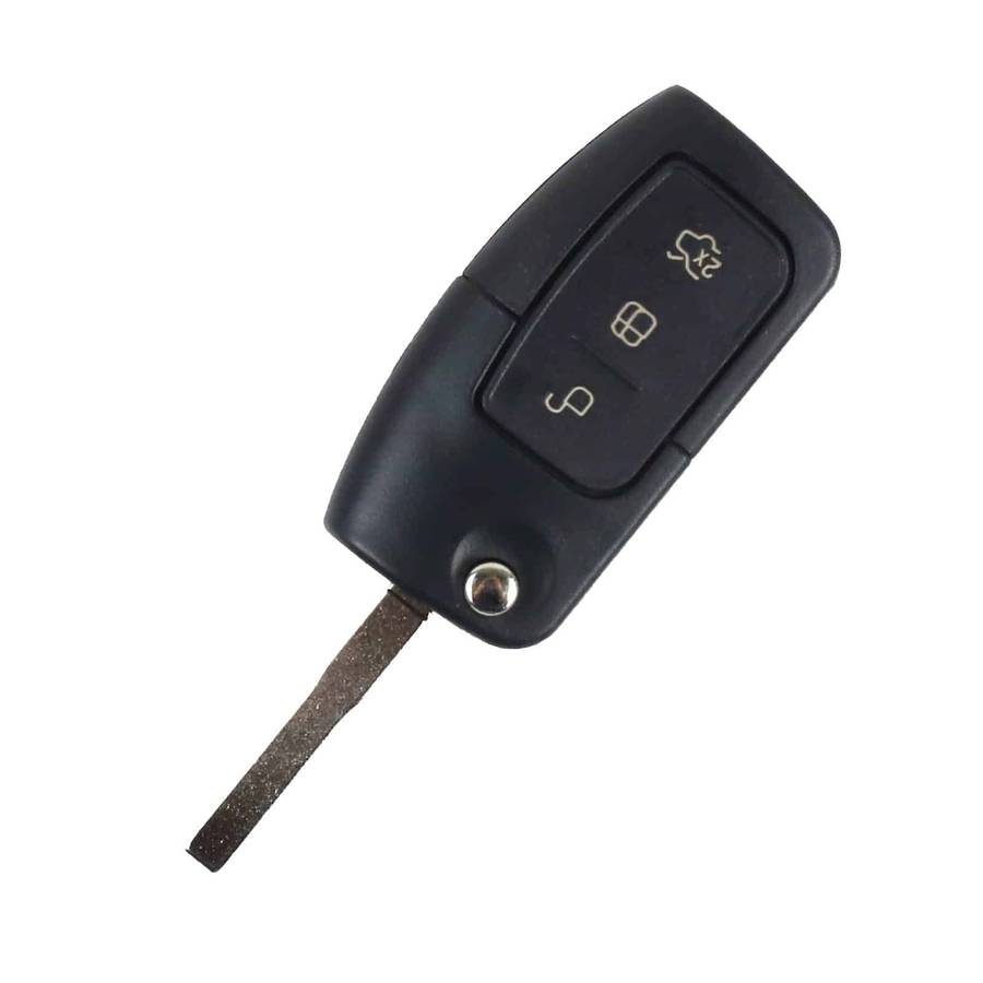 Ford Focus, Mondeo, Festiva, Fusion, Fiesta | Complete Remote Key (3 Button, HU101 Blade, 433MHz, 4D