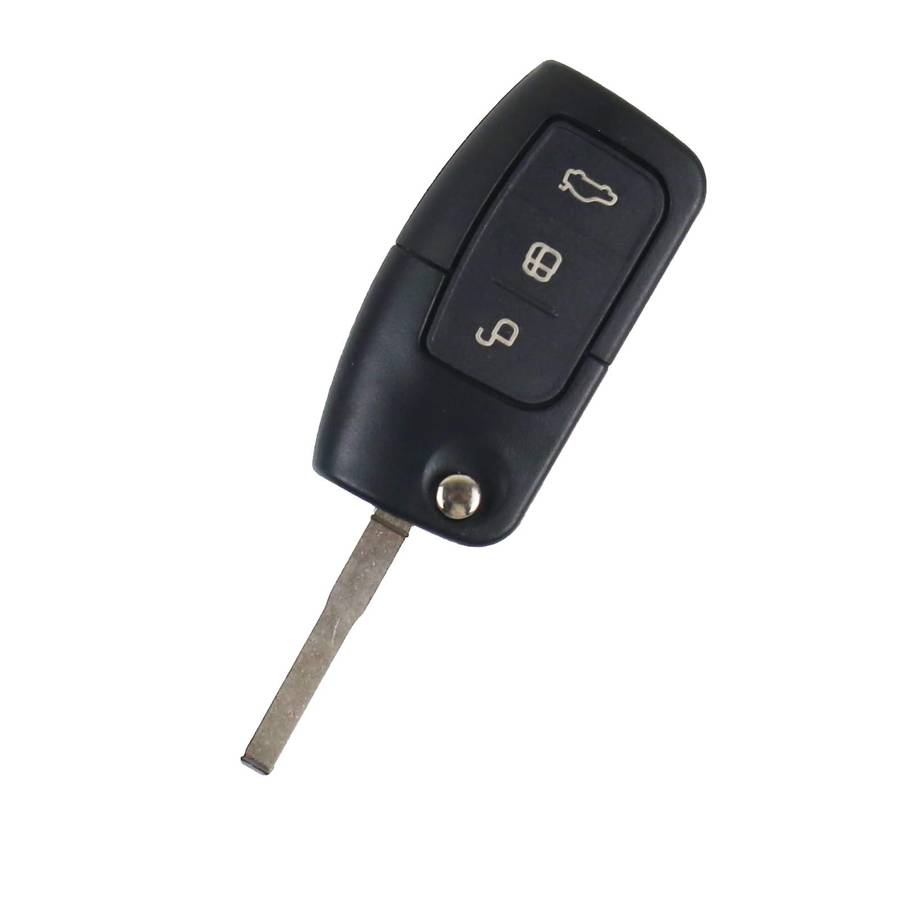 Ford - Fiesta, Focus, Mondeo, Kuga | Remote Key Case & Blade (3 Button, HU101 Blade, Simple Boot Unl