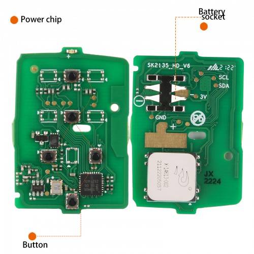 Autel IKEY Premium Style Smart Programmable Key5 Buttons (Honda Style)