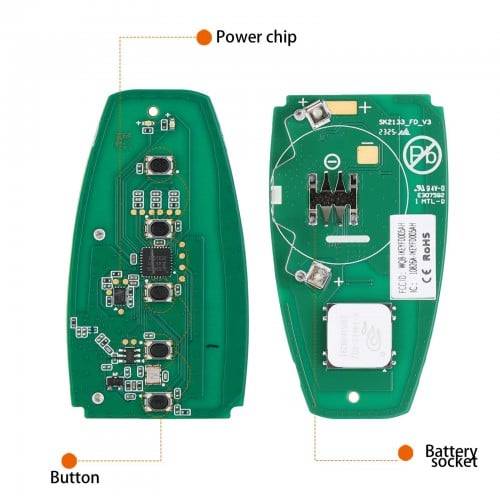 Autel MAXIIM IKEY Premium Style Smart Programmable Key 4 Buttons (Toyota Style)