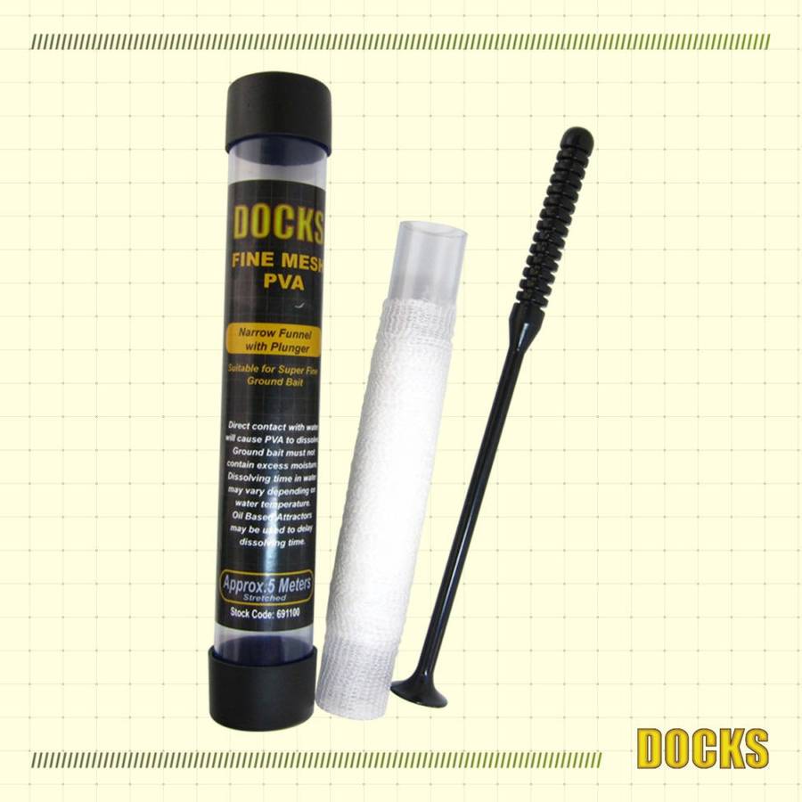 Docks PVA Narrow Mesh Funnel and Plunger - Docks