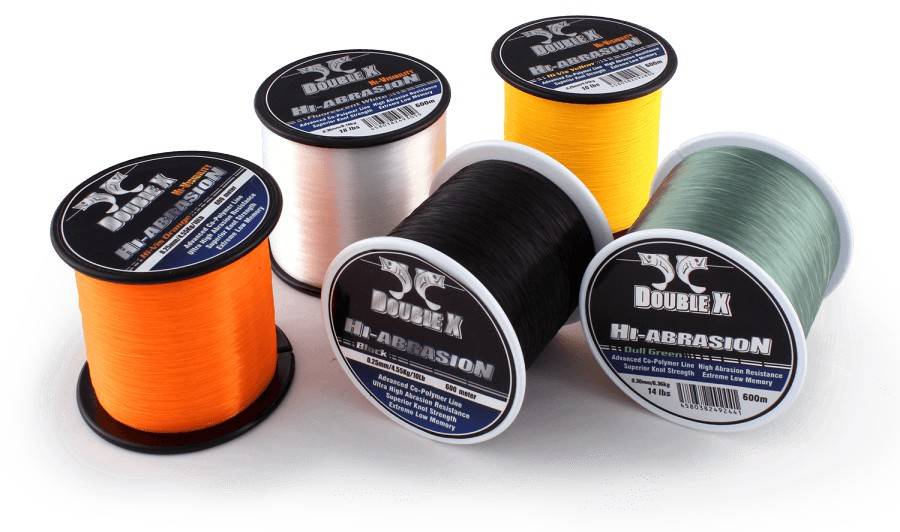 Double x Hi-Abrasion Fluorescent White 24LB 600M - Double X 0.15kg