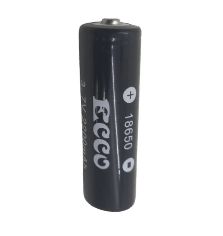 BU015 Ecco - Battery 18650 Lithium Iron Rechargeable Cell 3.7 Volt 2200 mAh