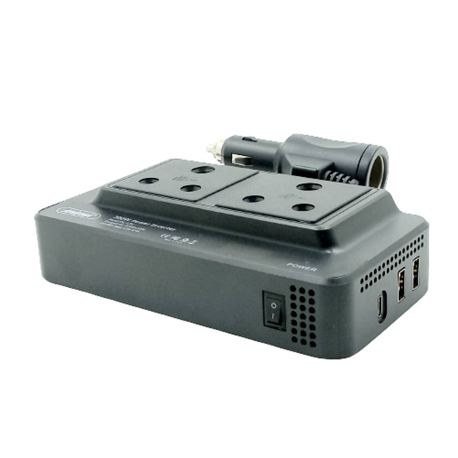 SA017B Andowl - Inverter Auto Power Inverter USB 12 Volt 300 Watt