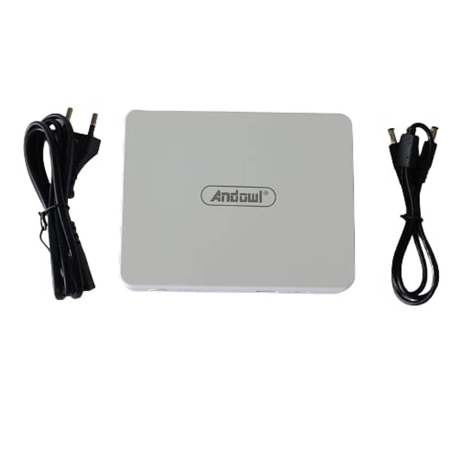 SA482A - Andowl Micro Lithium UPS. Input 220 Volts.Output 5/9/12/15/24 Volts DC  20000 mAh