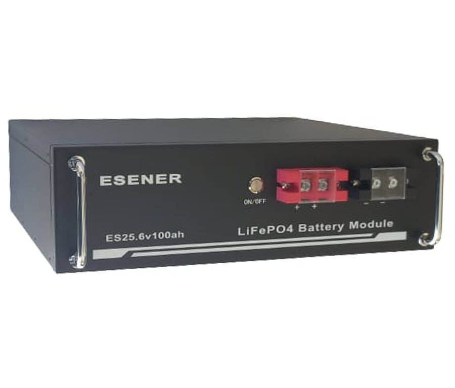 BU024B ESENER - Battery Lithium Iron LifePO4 24 Volt  2.56KWH 100Ah. Rack Mount