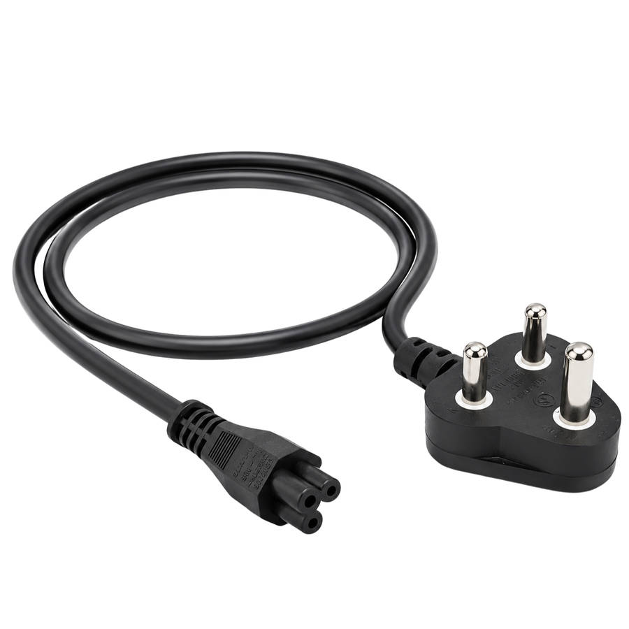 CL0419  AC Lead - Clover Power Lead  3pin 220Volts  Length  1 Meter