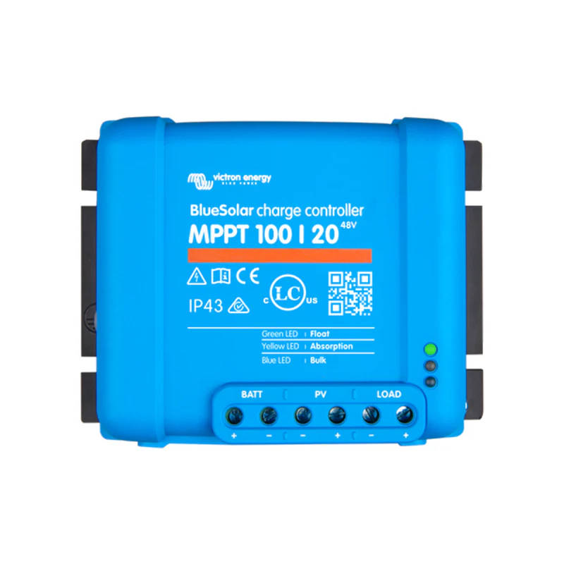 SF058  Victron - Blue Solar Charge Controller MPPT  12-24-48 Volts 20Amps.PV Max 100V