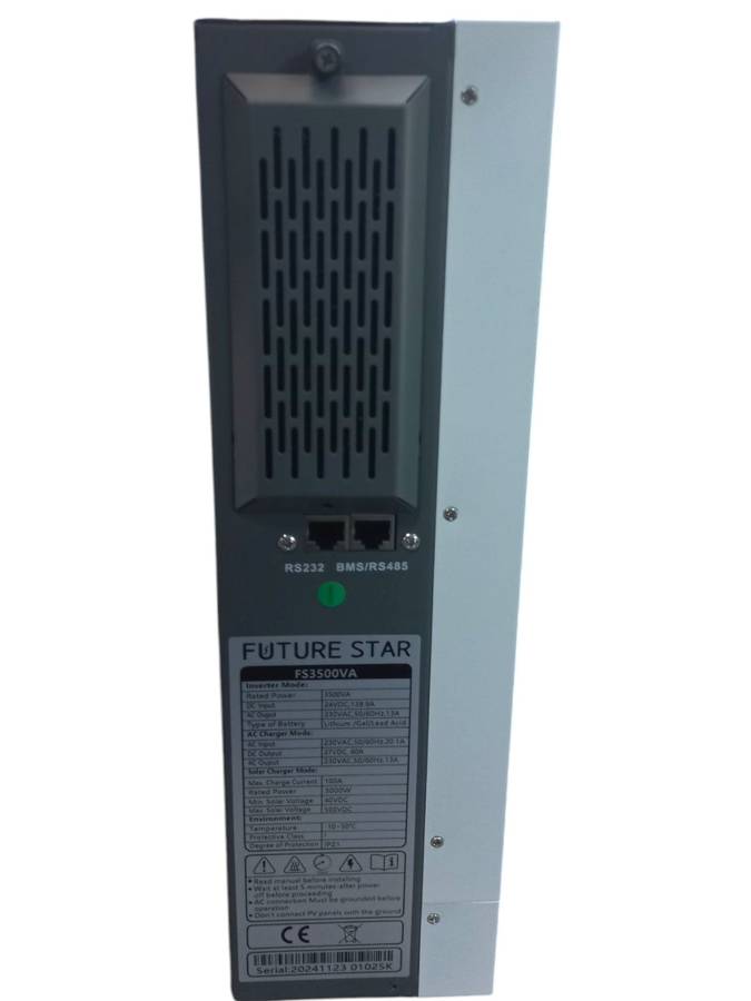 ADJ120C Solar Combo Kit -F.Star 3KW Hybrid Inverter.NENERGY 2.4KW  Lithium Batt..3x555W Solar Panels