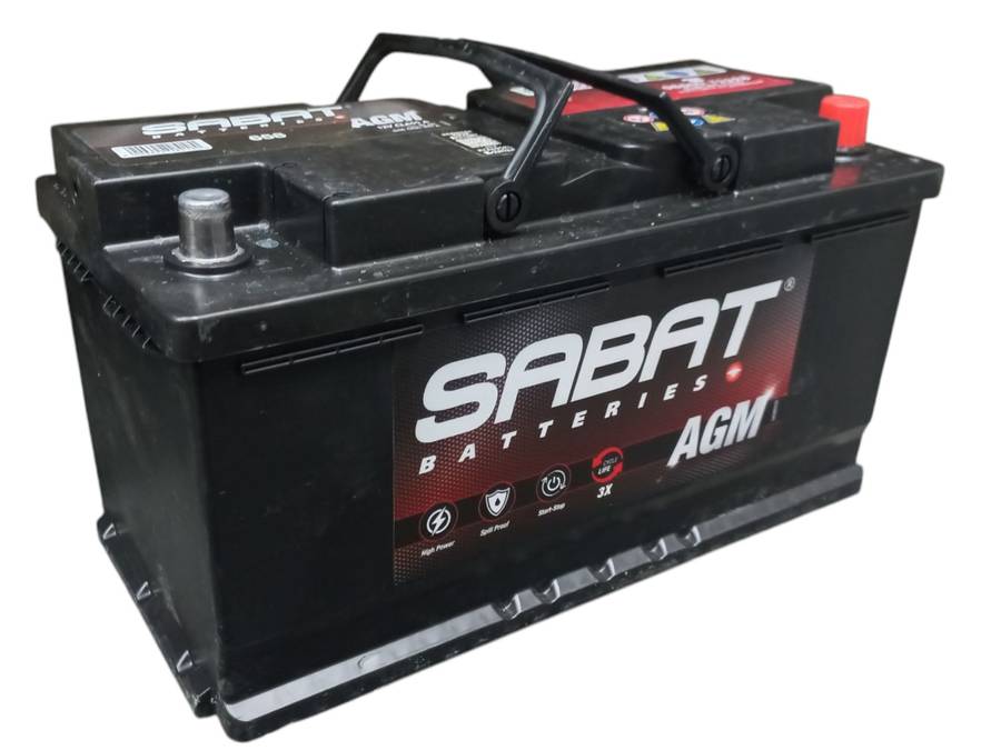 BB028  Sabat 658 - AGM Battery  12 Volt 95 Ah with OLD Battery. Plus R350 without Old Battery