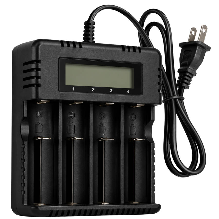 EA027B -  Multifunction Lithium Battery charger for 26650 , 18650 , 16340 etc 3000mA  4 Batteries