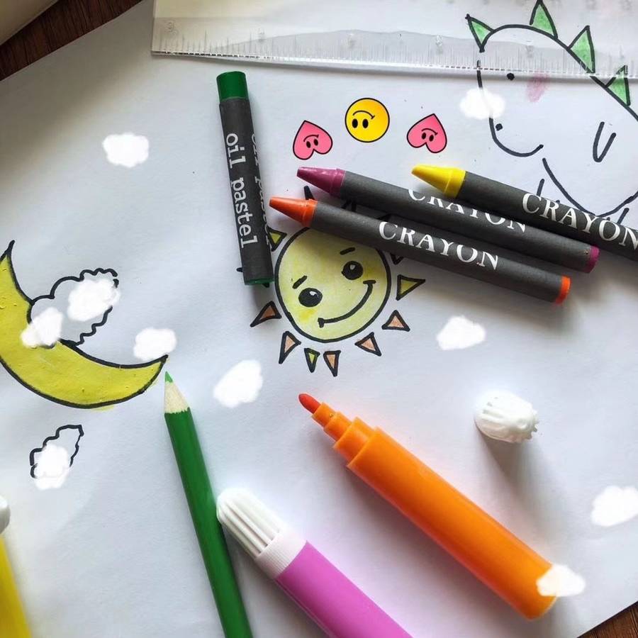 68pcs Kids Art Set with Wooden Box