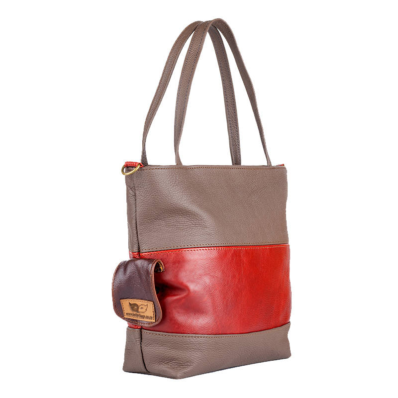 Genuine Leather Bags Two Tone