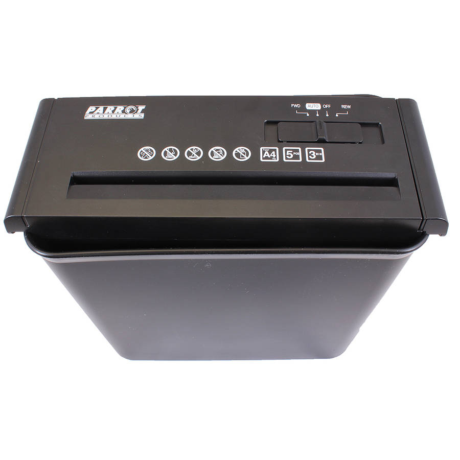 Paper Shredder   (5 Sheet, 6.8mm, Strip Cut, Low Security) S100