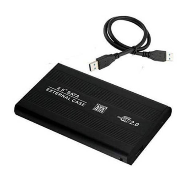 1TB Portable External Hard Drive USB 2.0 - Slim Design