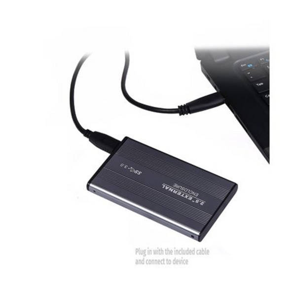 1TB Portable External Hard Drive USB 2.0 - Slim Design