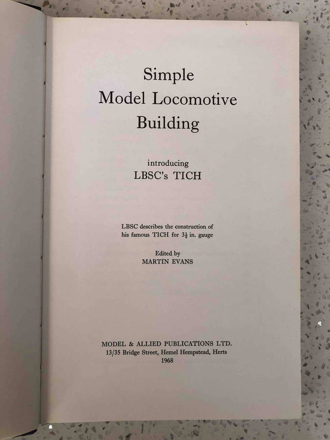 Simple Model Locomotive Building