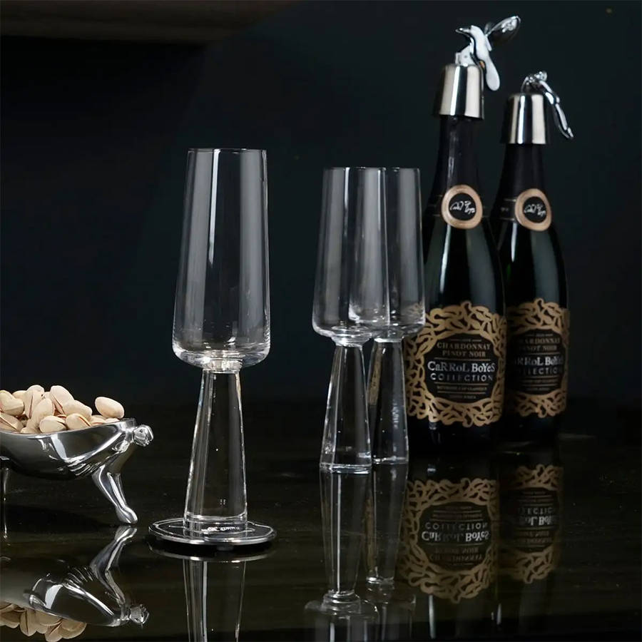 Baobab Champagne Flutes, Set Of 4
